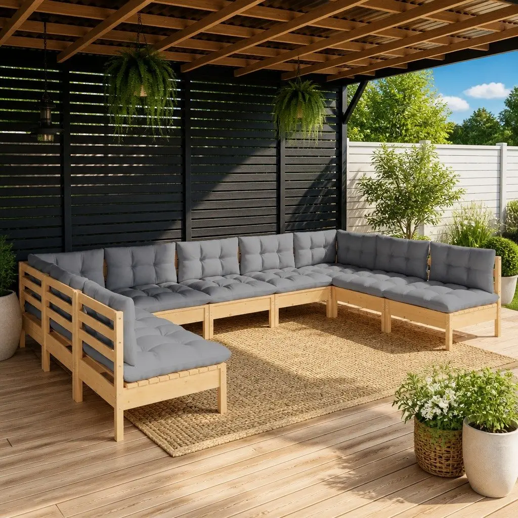 9 Piece Garden Lounge Set
