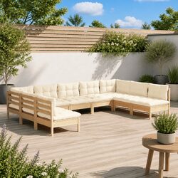 Your Ideal 9-Piece Garden Lounge Set Awaits You