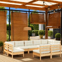 Your Perfect 9 Piece Garden Lounge Set with Cushions