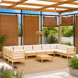 Your Friendly 11 Piece Outdoor Lounge Set Awaits