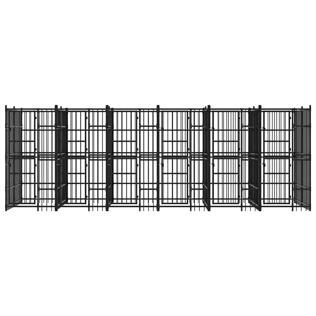 Dog Kennel Steel Outdoor Run Large Pet Play Area