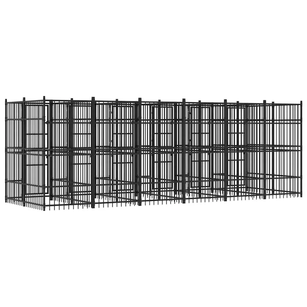 Dog Kennel Steel Outdoor Run Large Pet Play Area