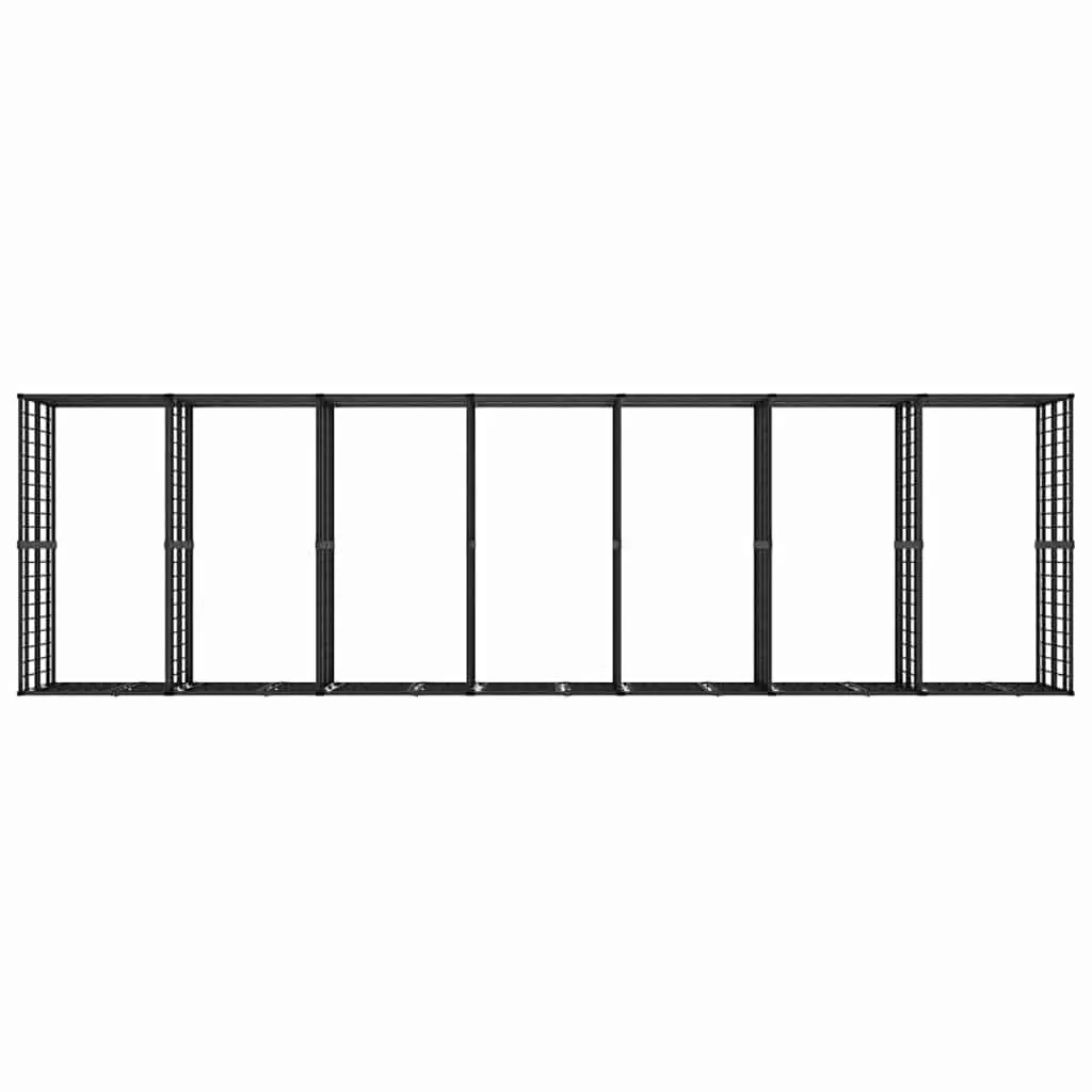 Dog Kennel Outdoor Steel Cage Lockable Door 12.9 m²