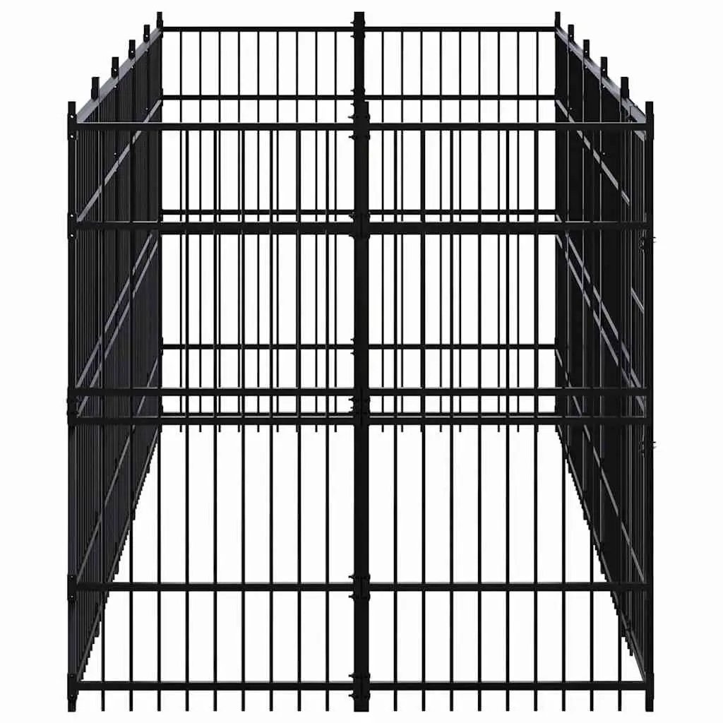 Dog Kennel Outdoor Steel Run Enclosure Large Play Area