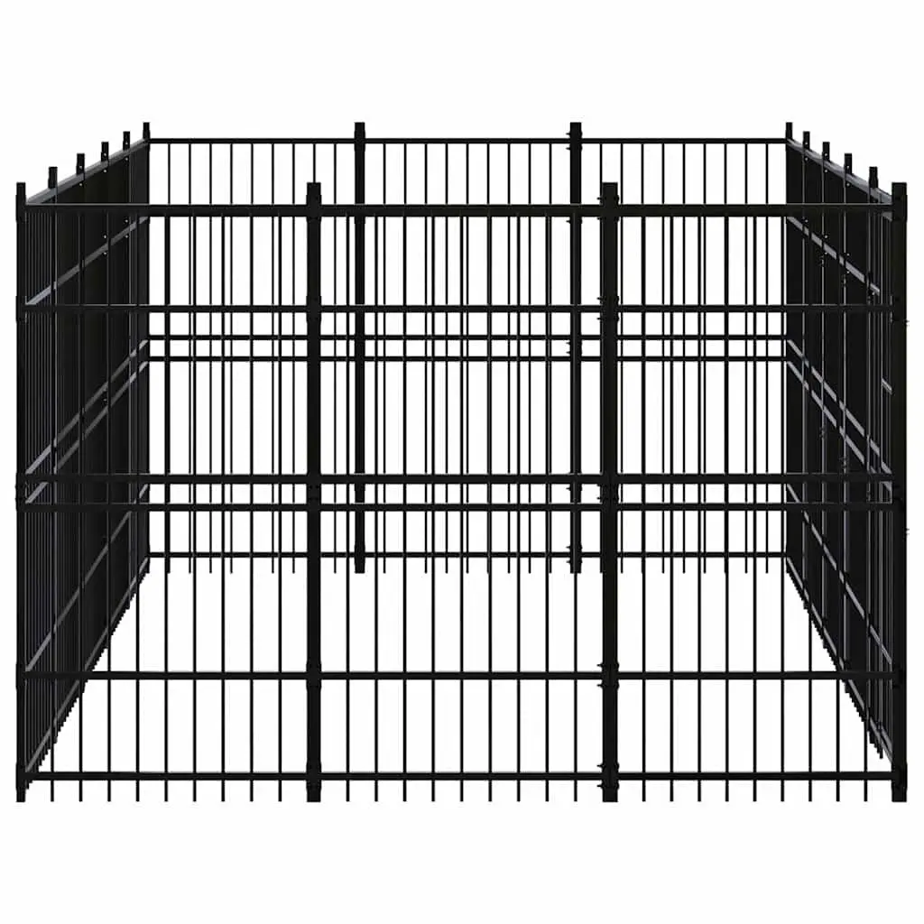 Dog Kennel Steel Outdoor Run Large Play Pen Secure Exercise Enclosure