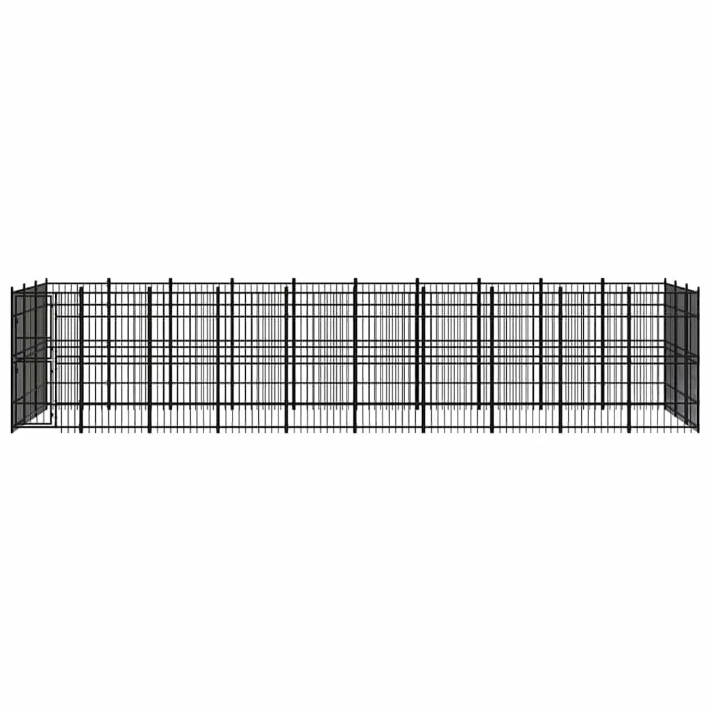 Dog Kennel Outdoor Steel Exercise Enclosure Large 27.65m²