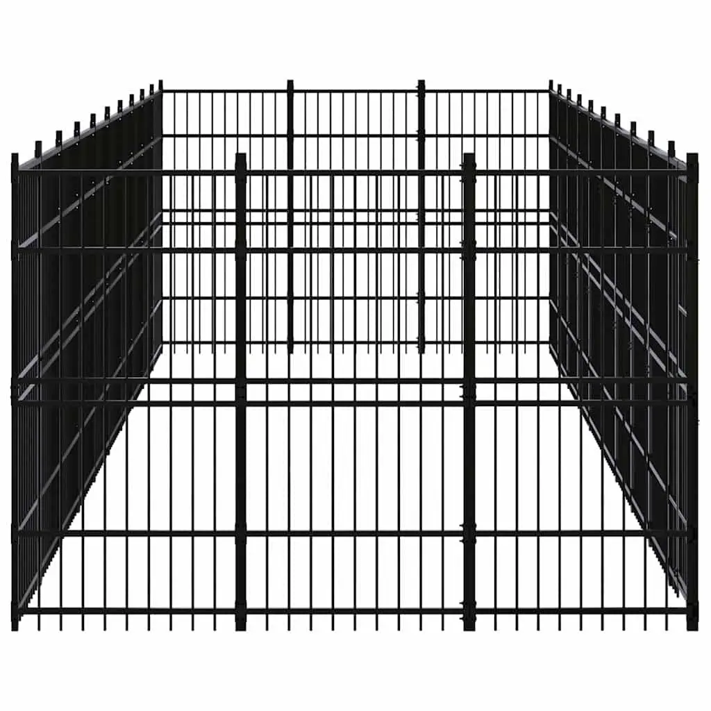Dog Kennel Outdoor Steel Exercise Enclosure Large 27.65m²