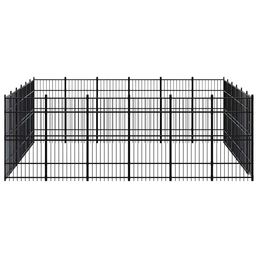 Dog Kennel Steel Outdoor Run Large Play Pen Secure Lockable