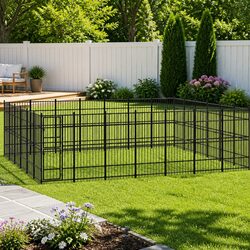 Friendly and Safe Outdoor Dog Kennel for Pets