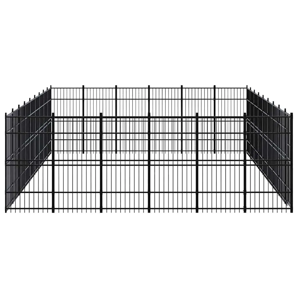 Dog Kennel Steel Run Outdoor Exercise Enclosure Large Secure Lockable Door