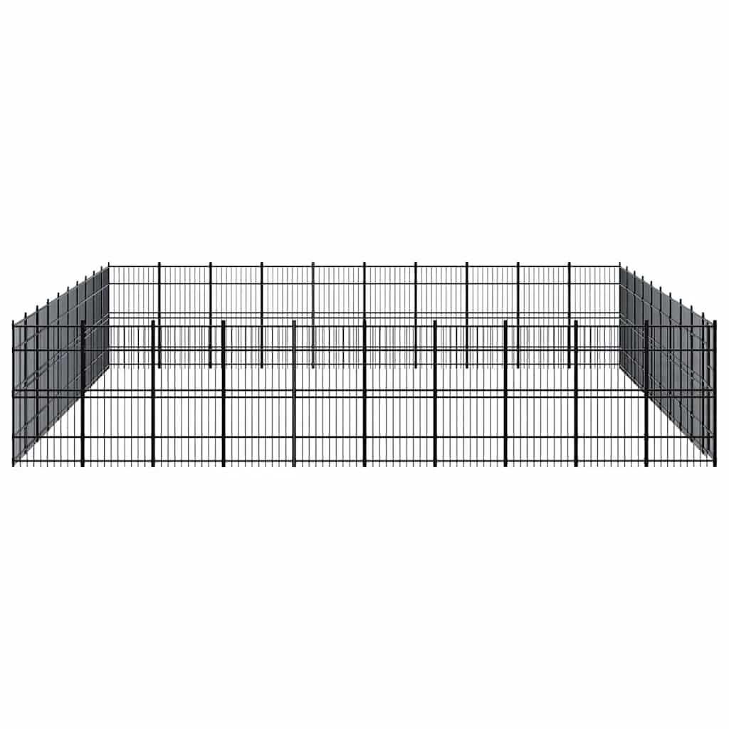 Dog Kennel Outdoor Steel Enclosure Large Play Area