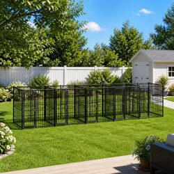 Your Friendly Outdoor Dog Kennel with Lockable Security