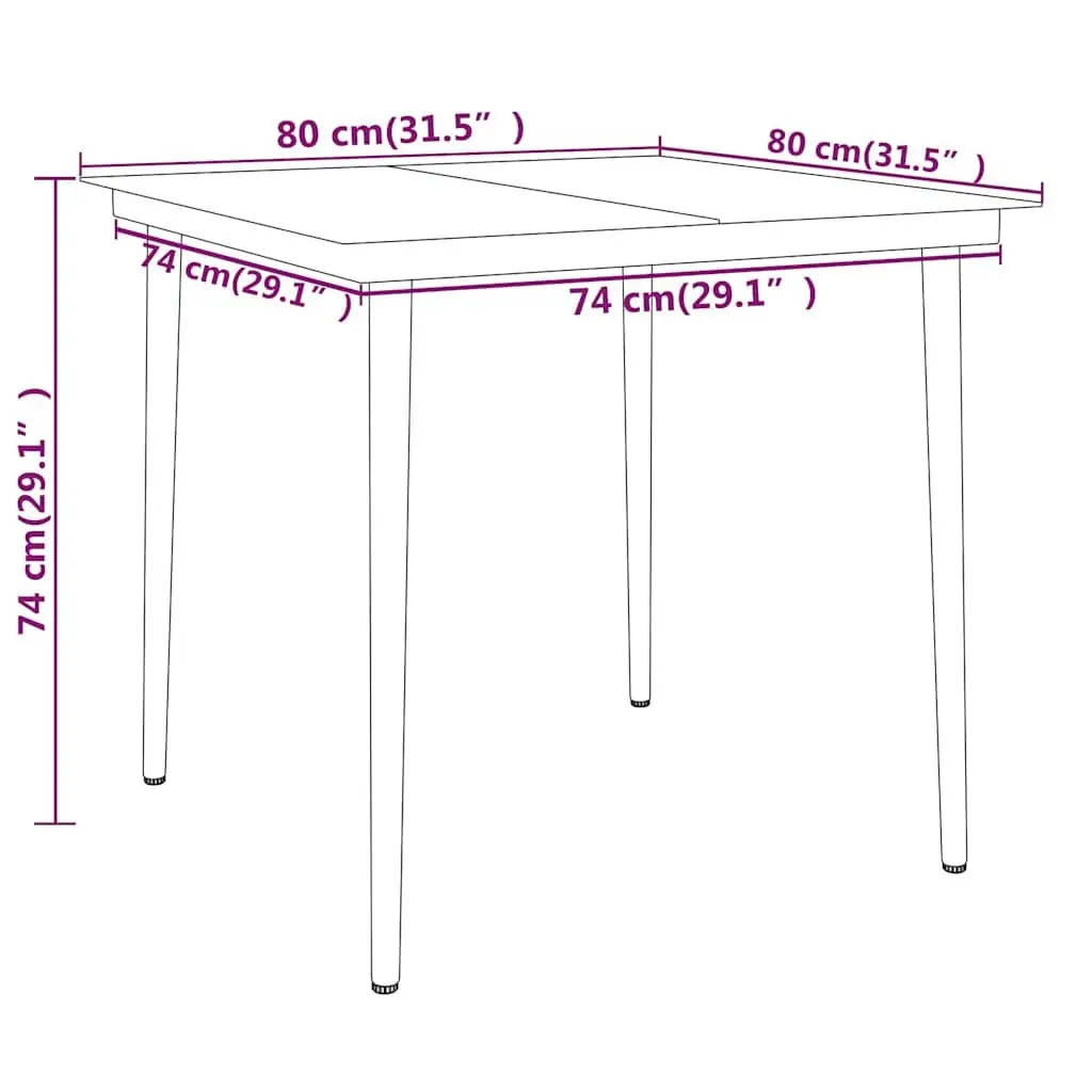 3-Piece Outdoor Dining Set