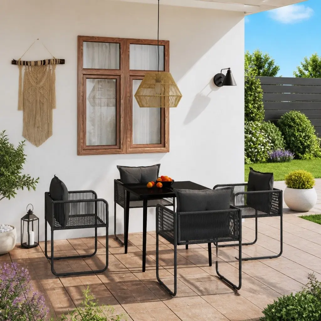 5 Piece Garden Dining Set