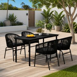 Friendly Outdoor Dining Experience: 5-Piece Set