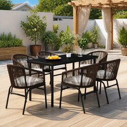 Your Ideal 7 Piece Outdoor Dining Set Awaits You