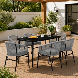 Your New 7-Piece Garden Dining Set Awaits You