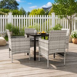 Your Perfect Outdoor Dining Set: 5 Piece with Cushions