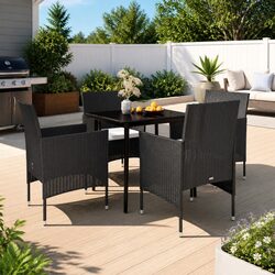 Enjoy Your Outdoor Space with This 5 Piece Dining Set
