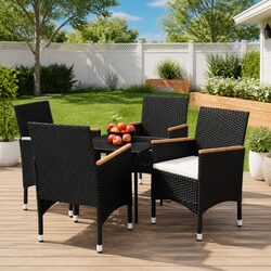 Create Comfort with a 5 Piece Outdoor Dining Set