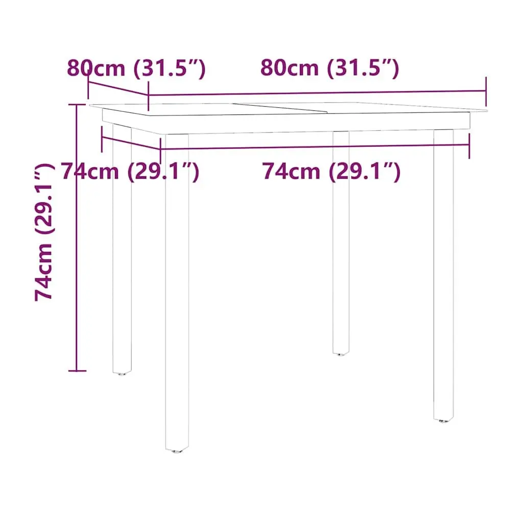 5 Piece Outdoor Dining Set