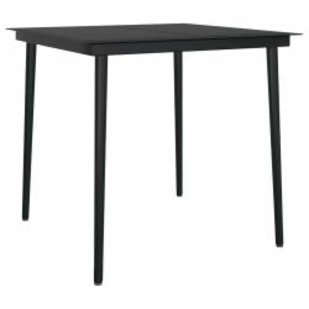 5 Piece Grey Rattan Chairs with Glass Table Outdoor Dining Set for Patio