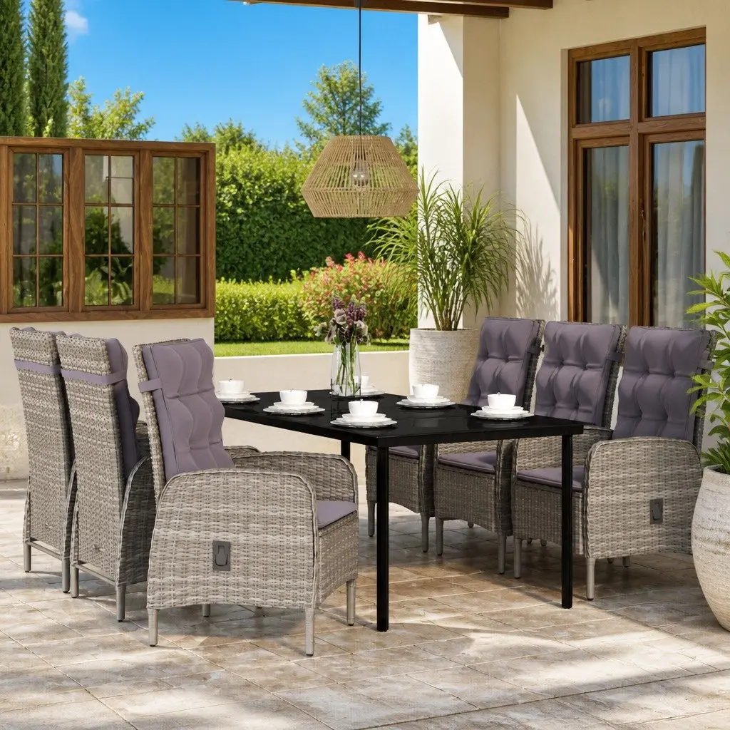 7 Piece Dining Set for Outdoor Living