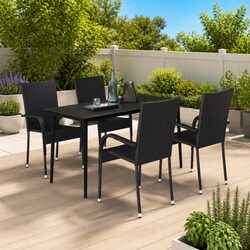 Friendly 5-Piece Dining Set for Your Outdoor Enjoyment