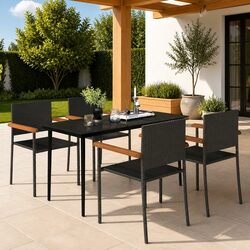 Enjoy Outdoor Dining with Our 5 Piece Garden Set