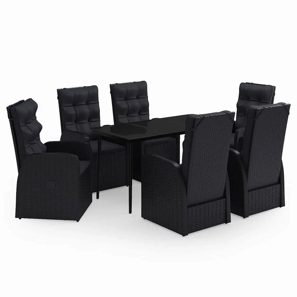 7 Piece Outdoor Dining Set with Cushions
