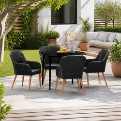 Your 5 Piece Garden Dining Set Awaits with Cushions
