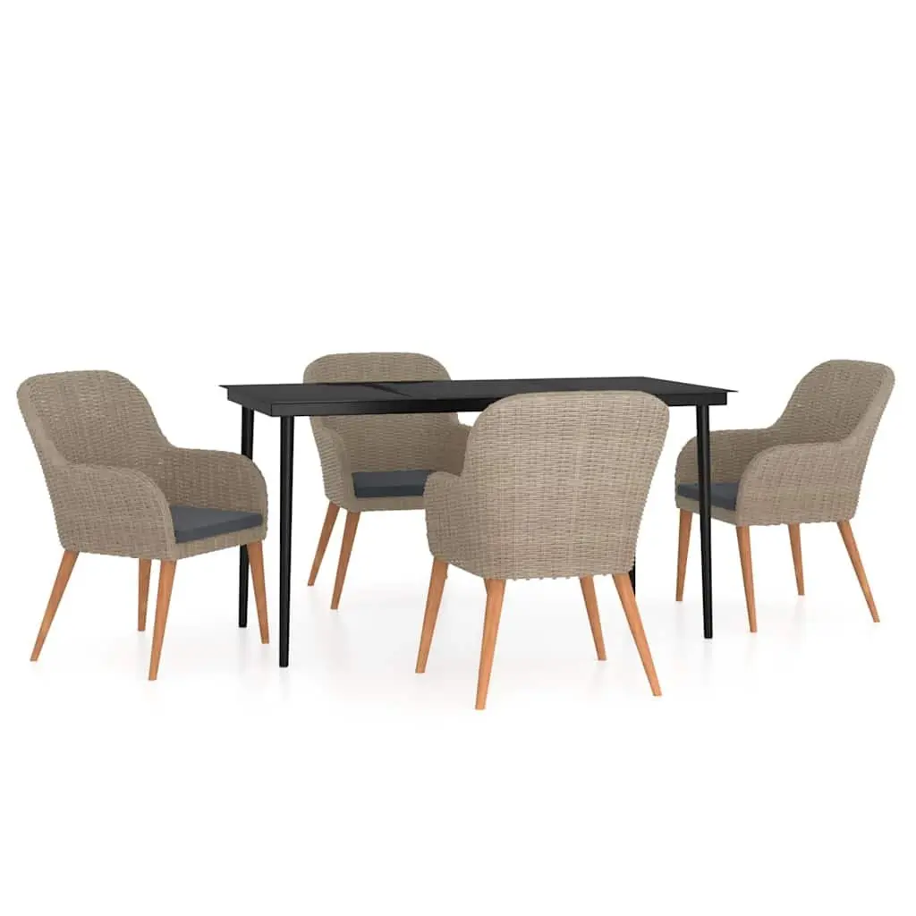 5 Piece Garden Dining Set