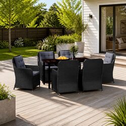 Friendly 7 Piece Outdoor Dining Set for Your Enjoyment