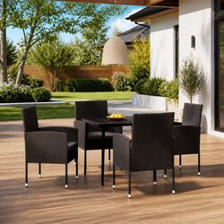 Friendly 5-Piece Garden Dining Set for Your Enjoyment