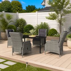 Upgrade Your Outdoor Space with 5 Piece Dining Set