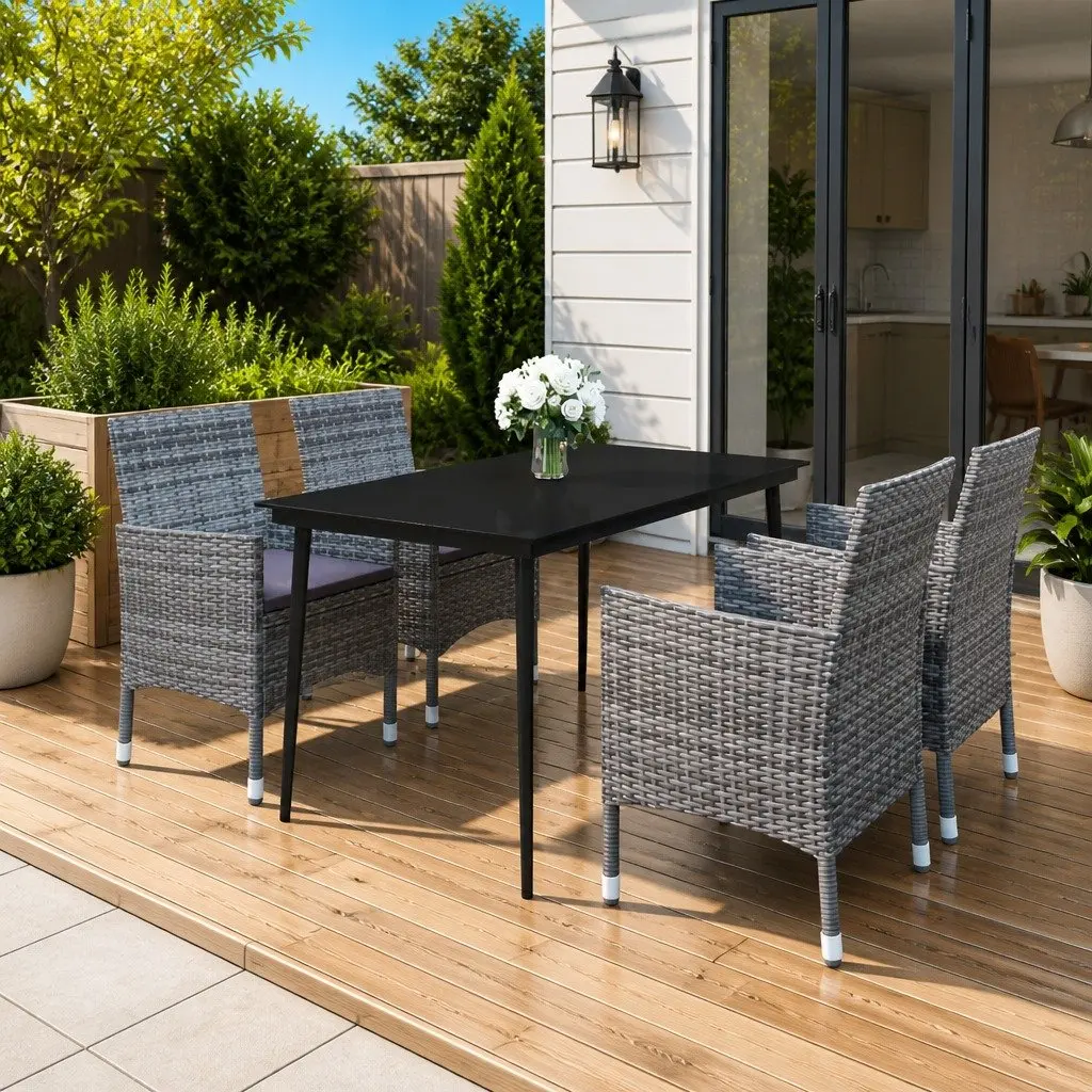 5 Piece Garden Dining Set