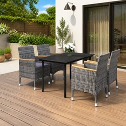 Your Perfect Garden Dining Set: 5-Piece Comfort and Style
