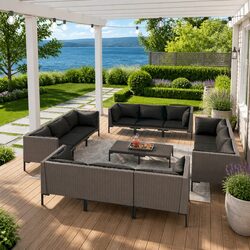 Your Perfect 13-Piece Outdoor Lounge Set Awaits