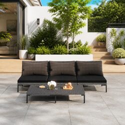 You’ll Love This Comfortable 4-Piece Garden Lounge Set