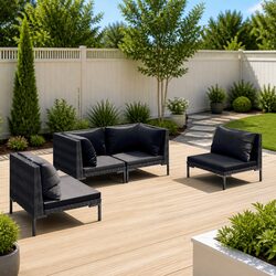 You’ll Love This 4-Piece Garden Lounge Set for Outdoors
