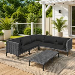 Enjoy Outdoor Comfort with Our 6-Piece Lounge Set