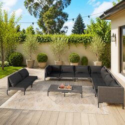 Your Perfect 10 Piece Garden Lounge Set Awaits