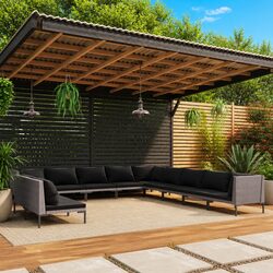 Your Friendly 11 Piece Garden Lounge Set Awaits