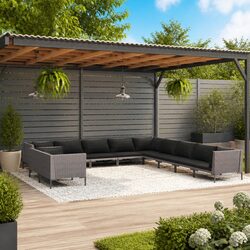 Create Outdoor Relaxation with This 11-Piece Lounge Set