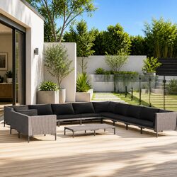 Your Ideal Outdoor Space: 12-Piece Lounge Set
