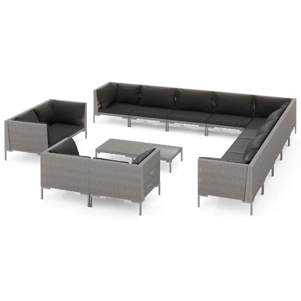 14-Piece Lounge Set for Outdoor Enjoyment