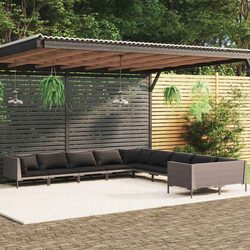 Create Your Outdoor Haven with a 10-Piece Lounge Set
