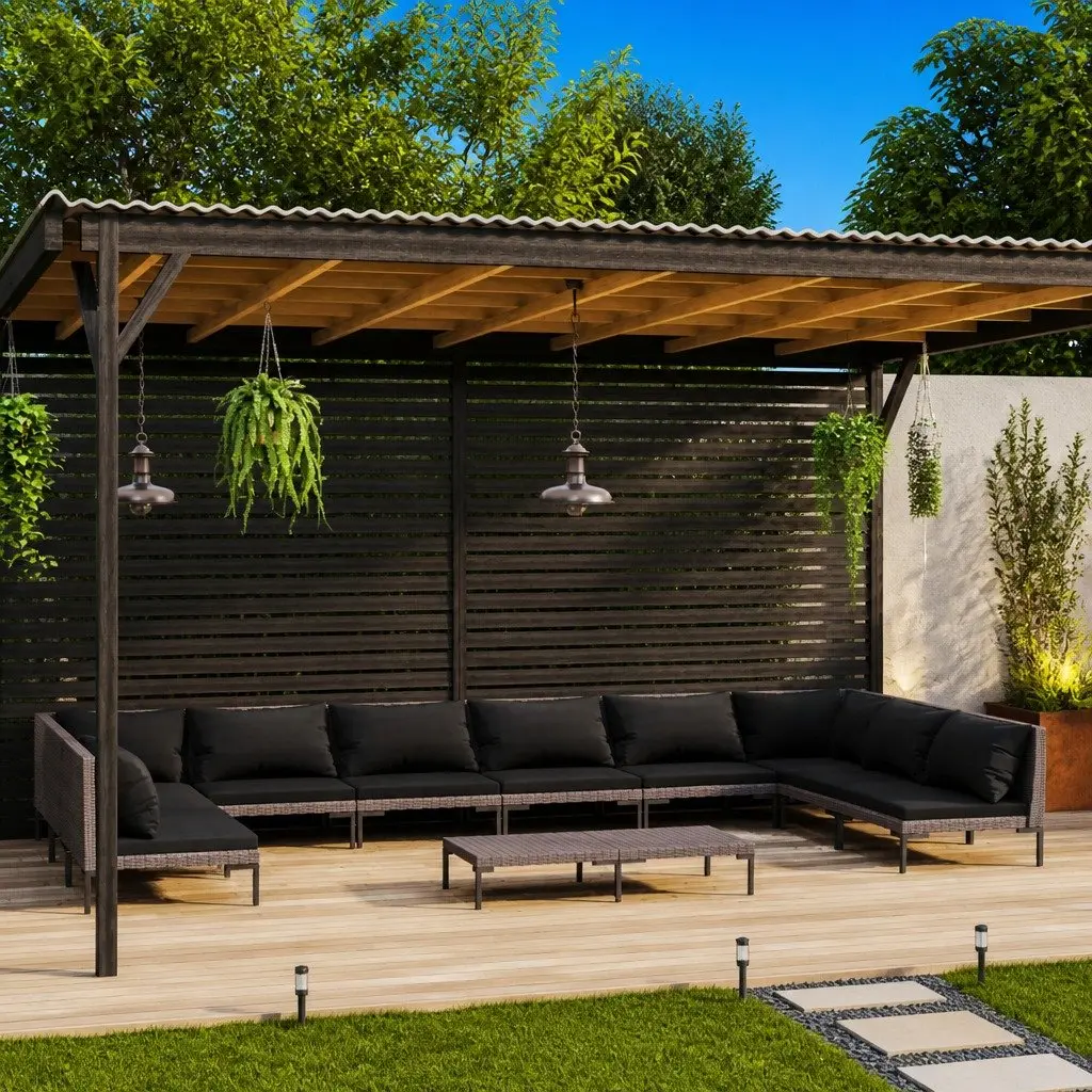 11-Piece Lounge Set for Outdoors