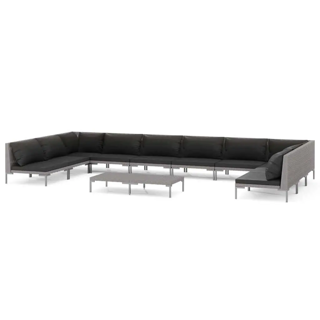 11-Piece Lounge Set for Outdoors