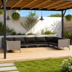Your Perfect Outdoor 9-Piece Lounge Set